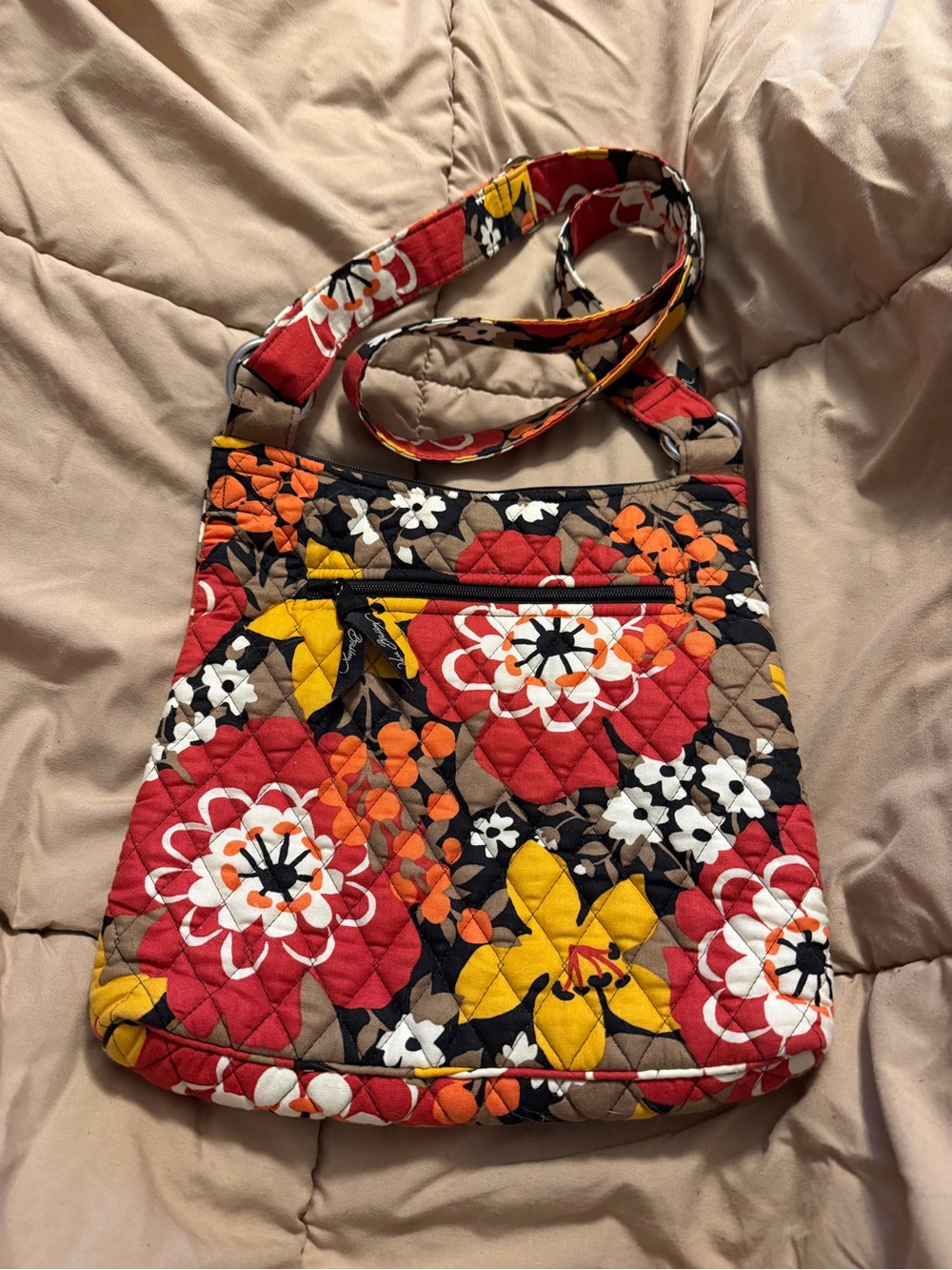 Vera Bradley crossbody retired pattern bittersweet